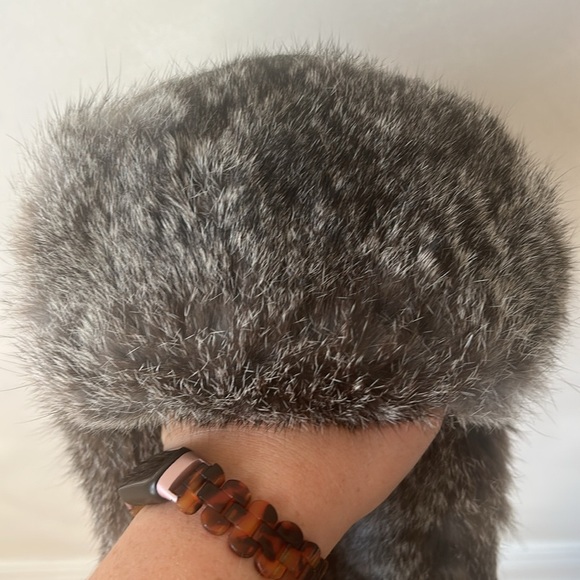 Wind River - Rabbit Fur Aviator Trapper Hat - Picture 8 of 9